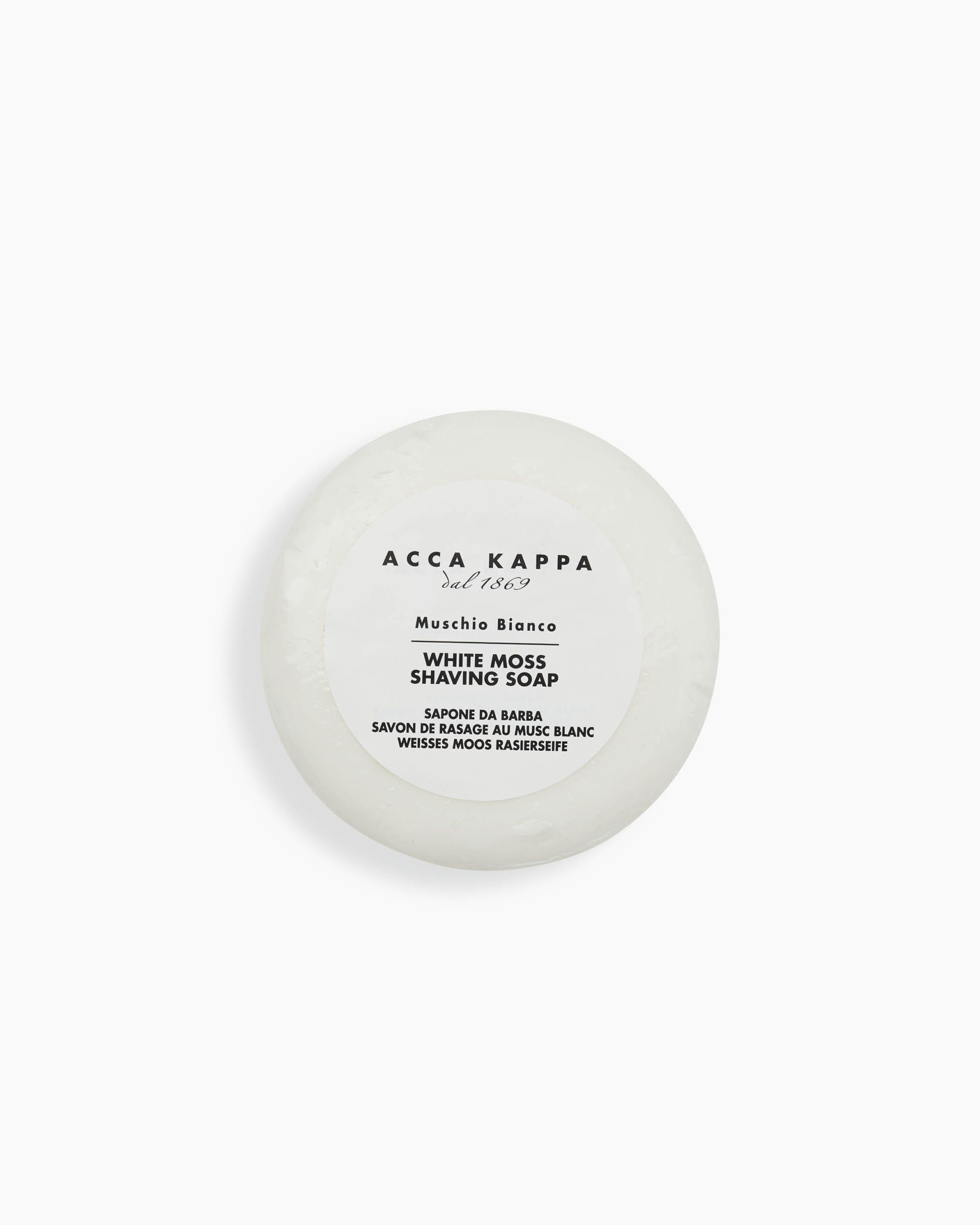 White Moss shaving soap 